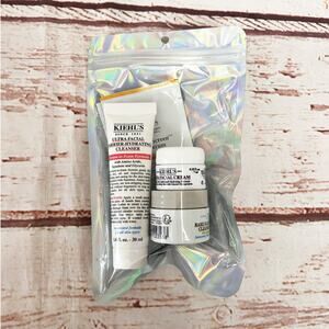 KIEHL'S Skincare Starter Set 4pc Travel Size with Holographic Bag